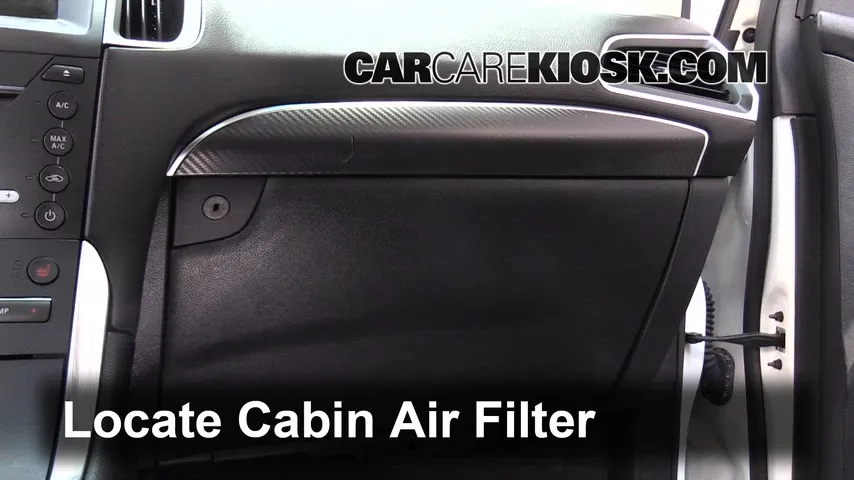 2015 Ford Edge Sport 2.7L V6 Turbo Filtro de aire (interior)